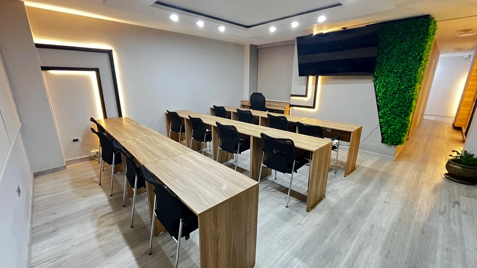 Sala de capacitación de la oficina